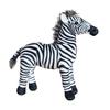 33X30Cm Black Stripe Zebra Plush Toy Stuffed Simulation Zoo Animal Doll Standing Plushie Companion Birthday Gift