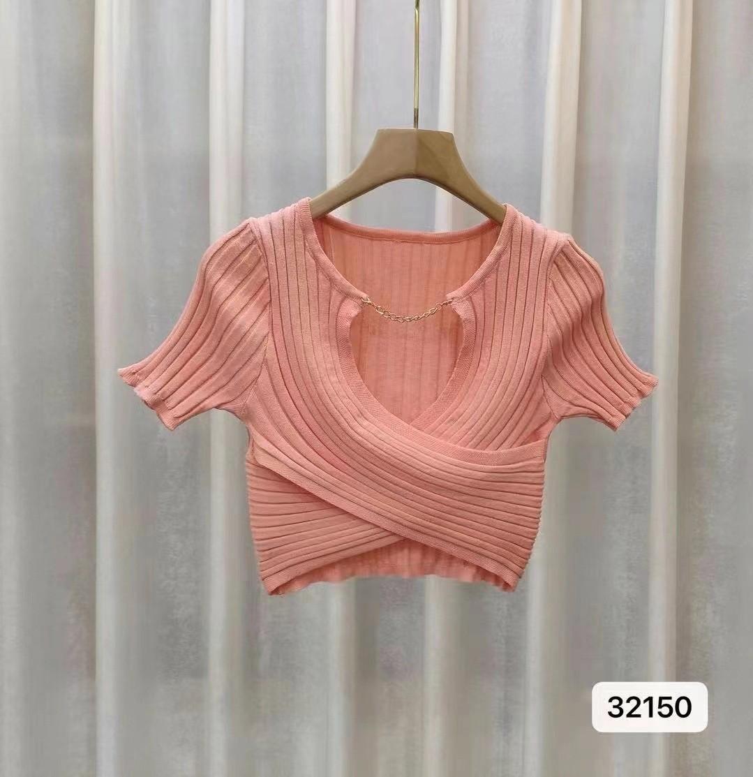 

Женский однотонный топ без рукавов с пупком One Size розовый