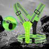 Adjustable LED Reflective Belt Safety Equipment High Visibility for Night Walking Cycling & Running