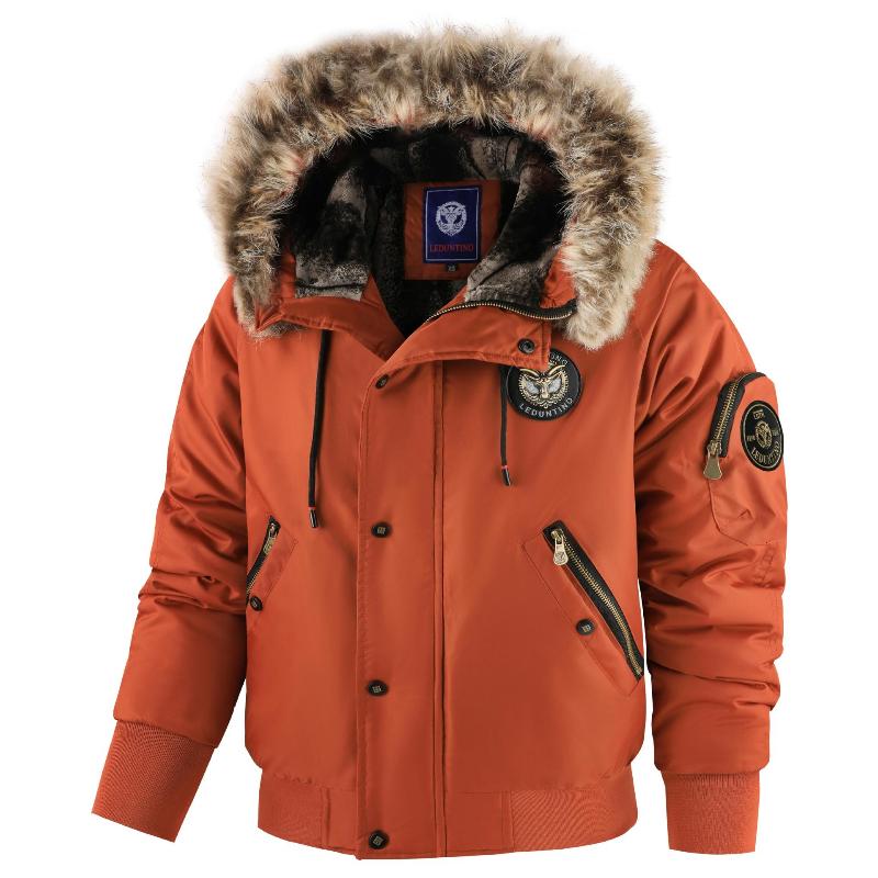 Winter Men Outdoor Windproof Fleece Warm Travel Jacket Men Hooded Casual Zipper Bomber Jacket Male Coat Tops