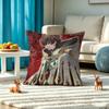 C-Code Geass Suzaku Kururugi Square Double-Sided printed Pillow Case Bedroom Bedside Pillow Sofa Cushion Cover