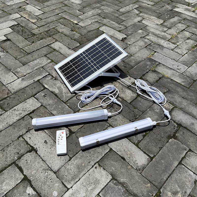 Solar Outdoor/Indoor LED Tube Lamp with Motion Sensor