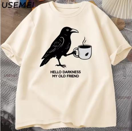 Minimalist Design Men's Short-sleeved T-shirt, High-quality Pure Cotton Casual Top, Same Style for Both Men and Women Top