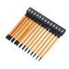13 Pcs Star Screwdriver Bit Set 100mm T5-T40 1/4 Inch Hex Shank S2 Alloy Steel Star Bits with Storag