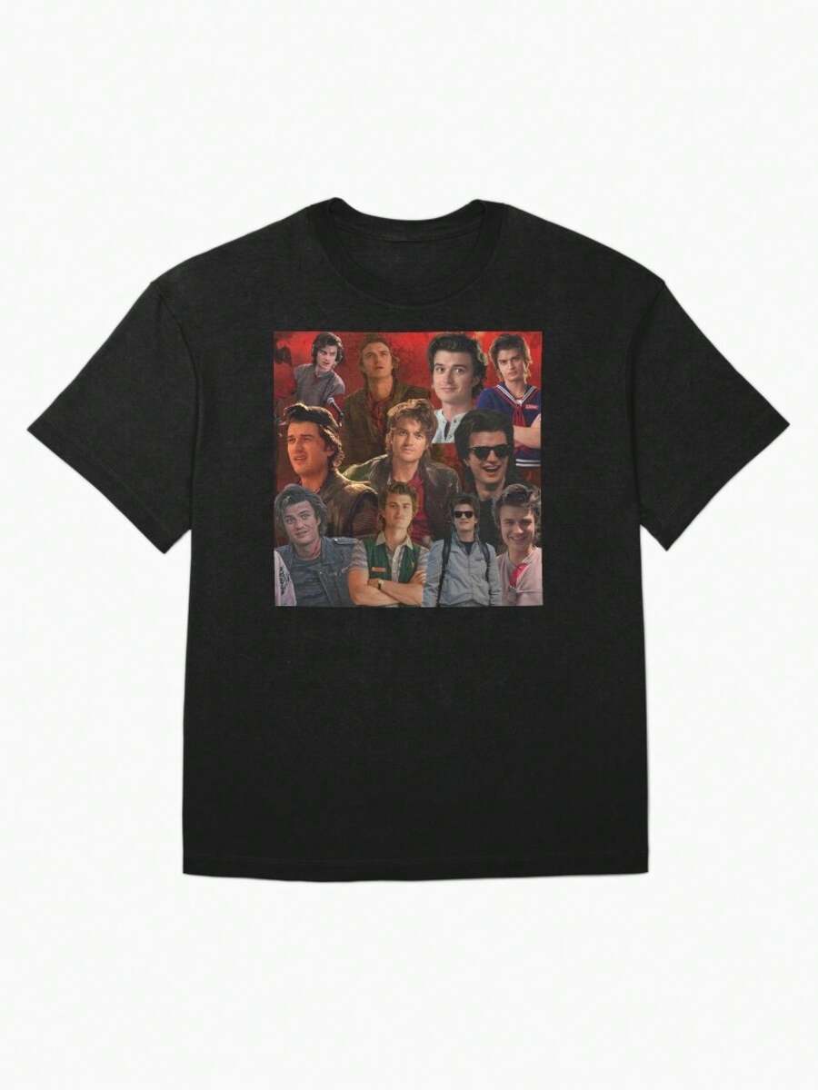 Steve Harrington Oversized TShirt Fashion Vintage 100 Cotton TShirt Ultra Soft Breathable S