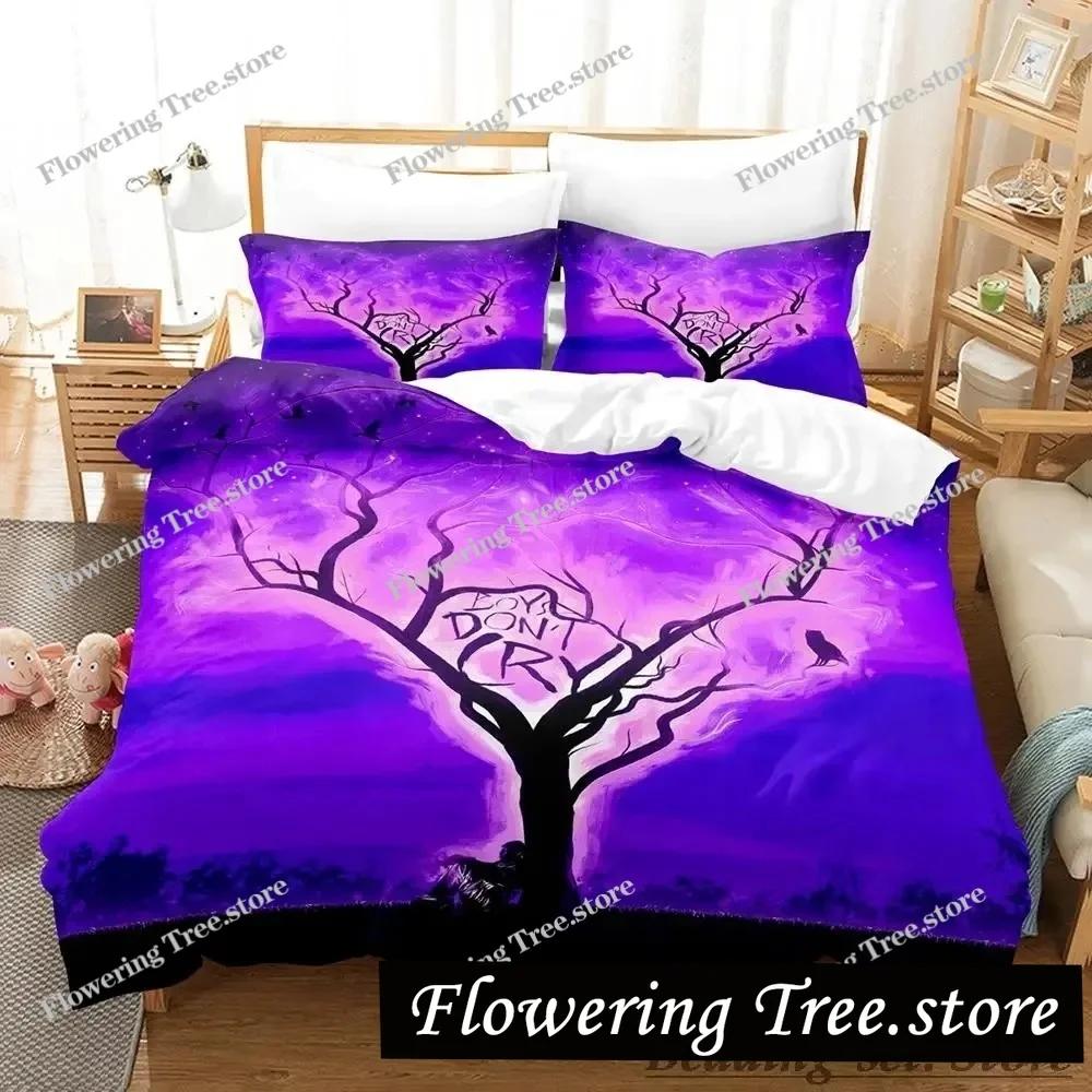 Beliebtes Rod Wave Bettwäscheset Einzelbett Twin Full Queen King Size Bettwäscheset Schlafzimmer für Erwachsene und Kinder Bettbezug-Sets Anime Bettwäsche Set Bett