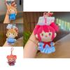 Cartoon Characters Plush Keychain With Magnetic Attachable For Anime Collector Fans