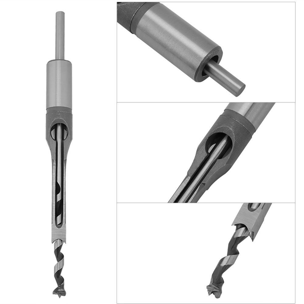 25/64 Inch Hollow Chisel Mortiser Auger High Carbon Steel Mortise Chisel And Bit Set Carpentry Use