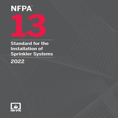 13 Standard pro instalaci sprinklerových systémů 2022 Brožovaná
