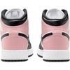 Air Jordan 1 Mid GS Rust Pink Kids Sneakers White Black DQ8423-100