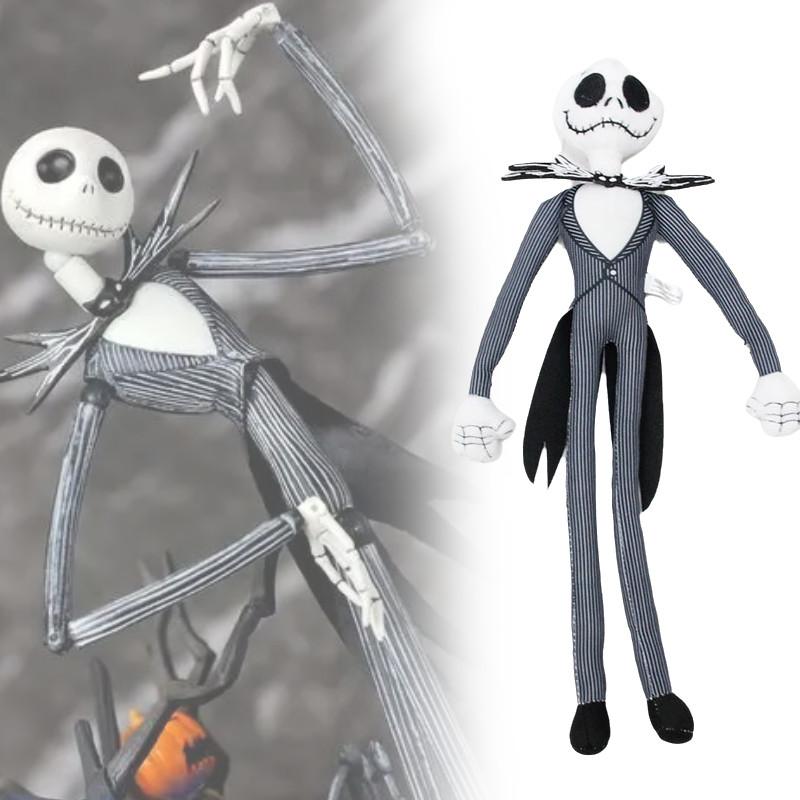 Entzückendes Plüschtier Jack Skellington Puppe Perfekt für Halloween- und Weihnachtsfeiern