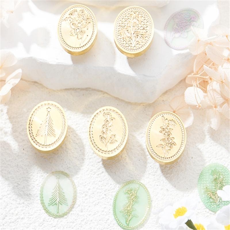 Sigiliu Embosat Ceară Sigilantă Cap Ștampilă Sigilantă din Alamă Cap Ștampilă Sigiliu Ceară de Rezervă pentru Sigilarea Plicurilor sau Felicitări