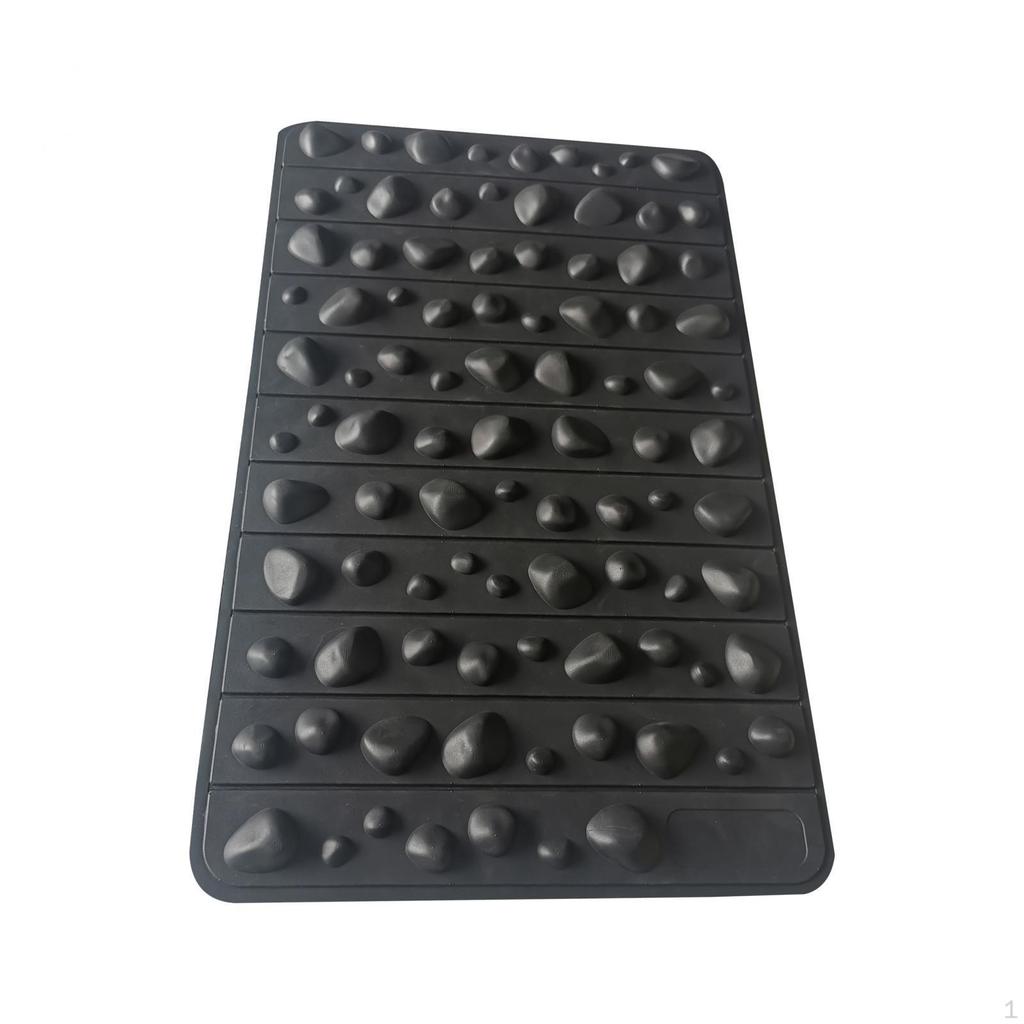 Foot Massage Blanket Pavement Cushion Flexible Foldable Imitation Cobblestone Pad for Home