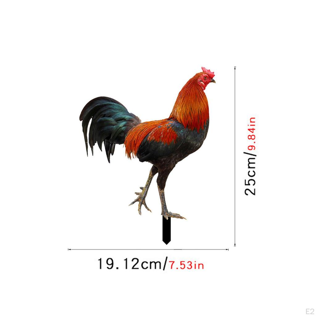 Zahradní socha kohouta pro venkovní použití