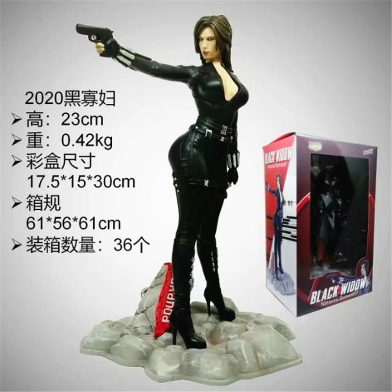Detailed Black Widow Pvc Figurine 2020 Movie Edition 23cm Action Figure