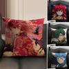 Y-Yona O-Of The Dawnn Anime Cushion Cover Natural Linen Organic Fabric Double-Sided Printing Sofa Home Decor Gift Pillow Case