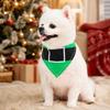 Holiday Pet Neckwear, Soft Christmas Neckerchief Cartoon Printed Dog Scarf Collar for Picture Days, Party Wear and Seasonal Style