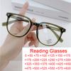 Luxury Round Reading Glasses Blue Light Blocking Prescription Eyeglasses Trend Women Green Optics Computer Glasses Fashion