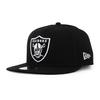 [New Era] 9FIFTY Snapback Cap Las Vegas Raiders [NFL BASIC SNAPBACK CAP] LAS VEGAS RAIDERS 950 American Football Black [Used]