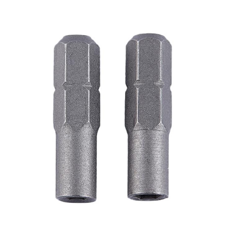 2Pcs 6.35mm 1/4" Insert Bit Adapter to 4mm Hex Shank Electric Screwdriver Tool Bit Socket Adapters Holder Converters
