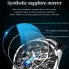 OUPINKE Men's Watch Automatic Mechanical Watch Hollow Business Waterproof Mechanical High-end Watch