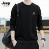 JEEP SPIRIT Men's Printed Loose Fit Round Neck Sweatshirt