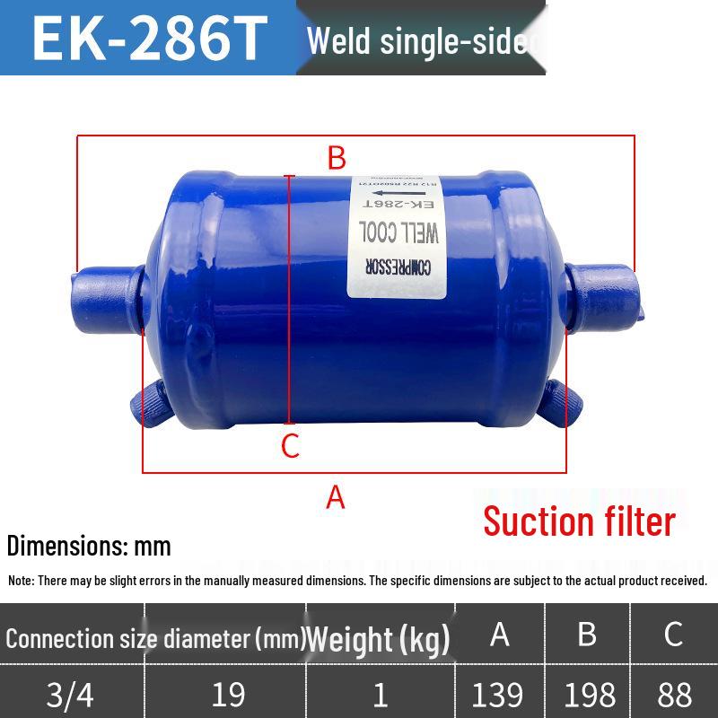 Central Air Conditioning Cold Storage Dryer Filter Unit - Refrigeration Accessories 083/084