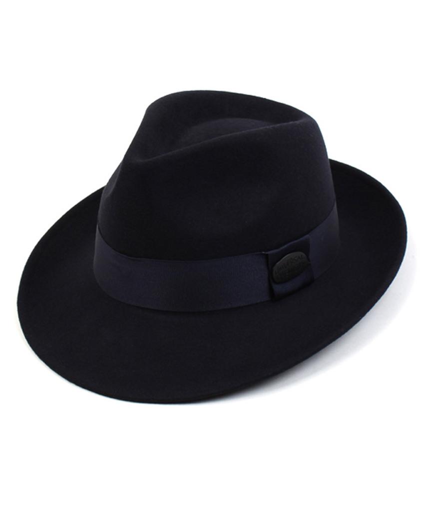 Yunibeosyeolkemiseuteuli Bu Navy Wool Fedora Big Size Big Size Fedora