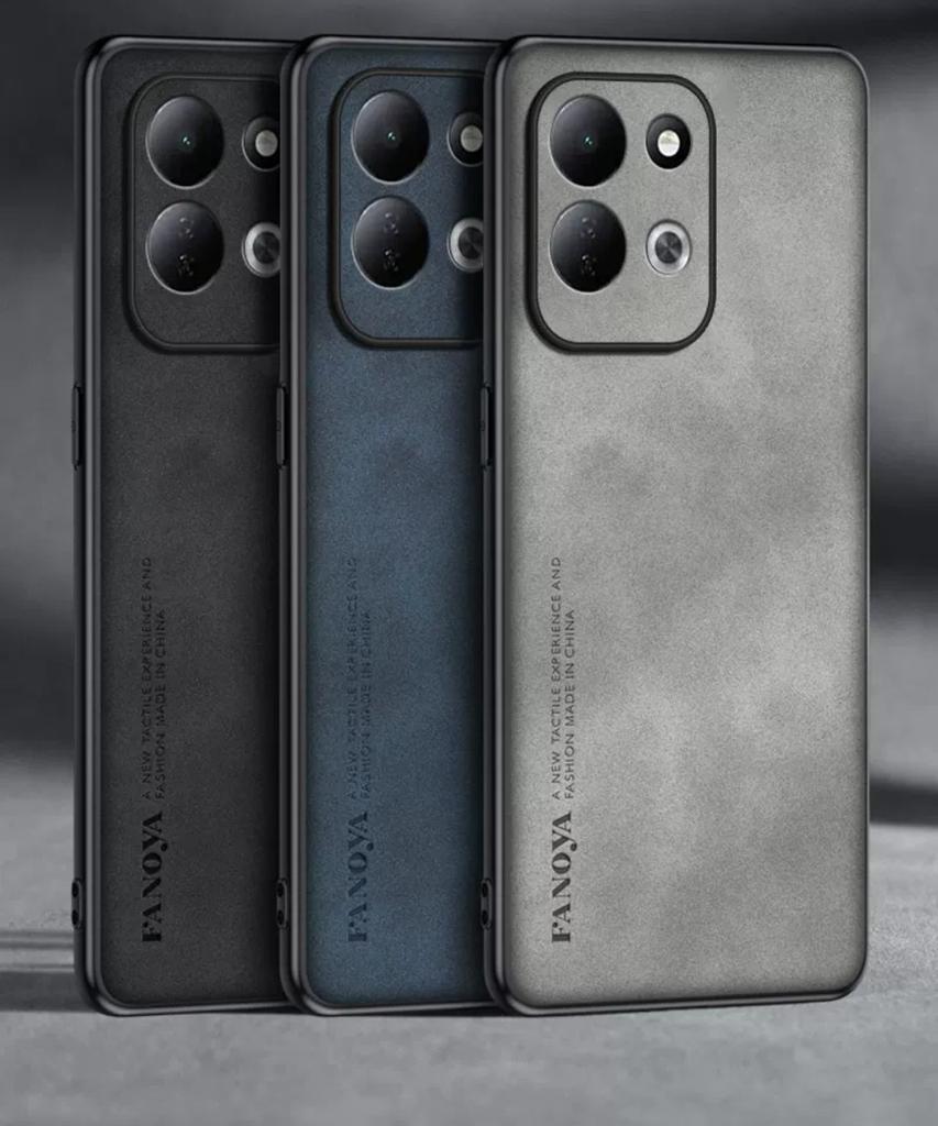 Απλή Αντικραδασμική Θήκη από Δέρμα PU Για XIAOMI Redmi 17 4G 5G Ματ Μαλακό Πλαίσιο Σιλικόνης Προστασία Πίσω Κάλυμμα Τηλεφώνου Για Redmi 17