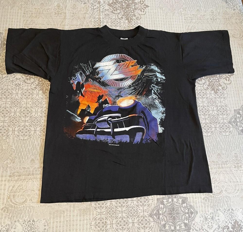 Vintage ZZ Top Recycler World Tour 1990 T-Shirt Unisex Cotton Tee S To 4XL M583 Unisex T-Shirt