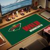 Minnesota Wild Logo Color Mouse Pad Large Gaming Table Cushion Non-slip Laptop Tablet Big Mousepad XXL Mat Mini PC Playmat With Lock Edge