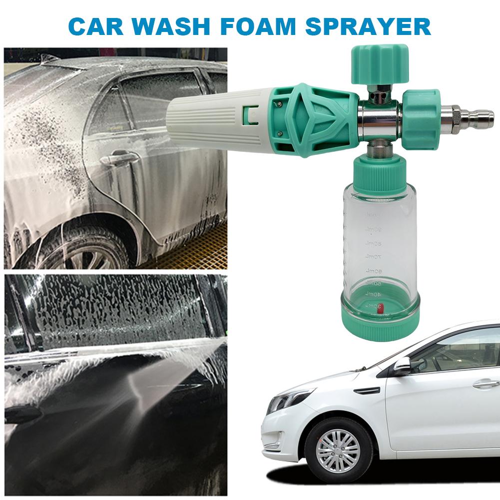100ml Soap Foam Spray Bottle Adjustable 4500PSI Water Foam Pot with 1/4 Inch Quick Connector Foam Spray Pot for Car Wash