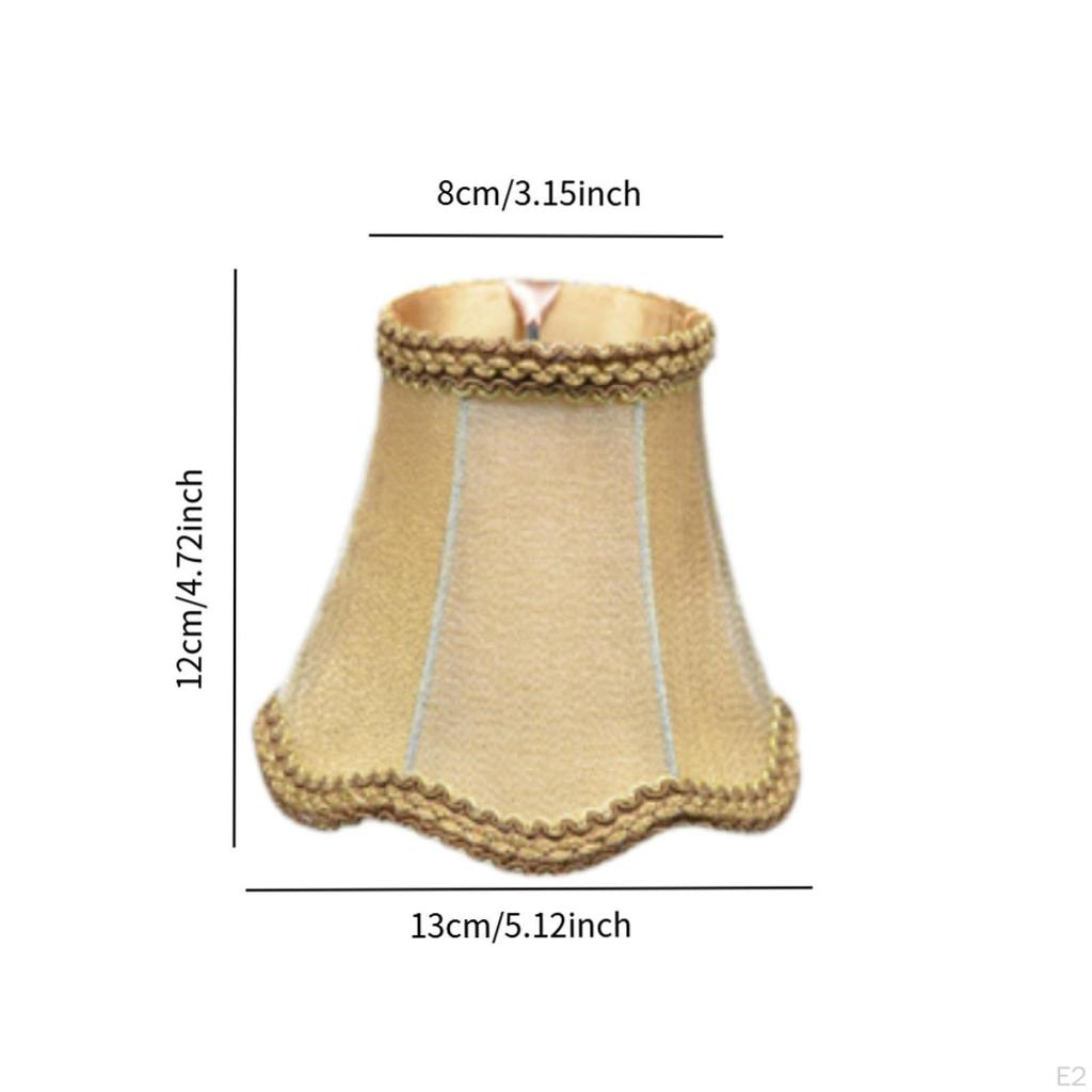 Chandelier Lampshade for Wall Lamp Cover with Clip on Design