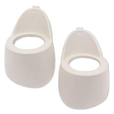 Startside Car Audio Speaker DIY Plastic ABS Material Type Set of In-Wall Bracket, Mount, (White A, 2)