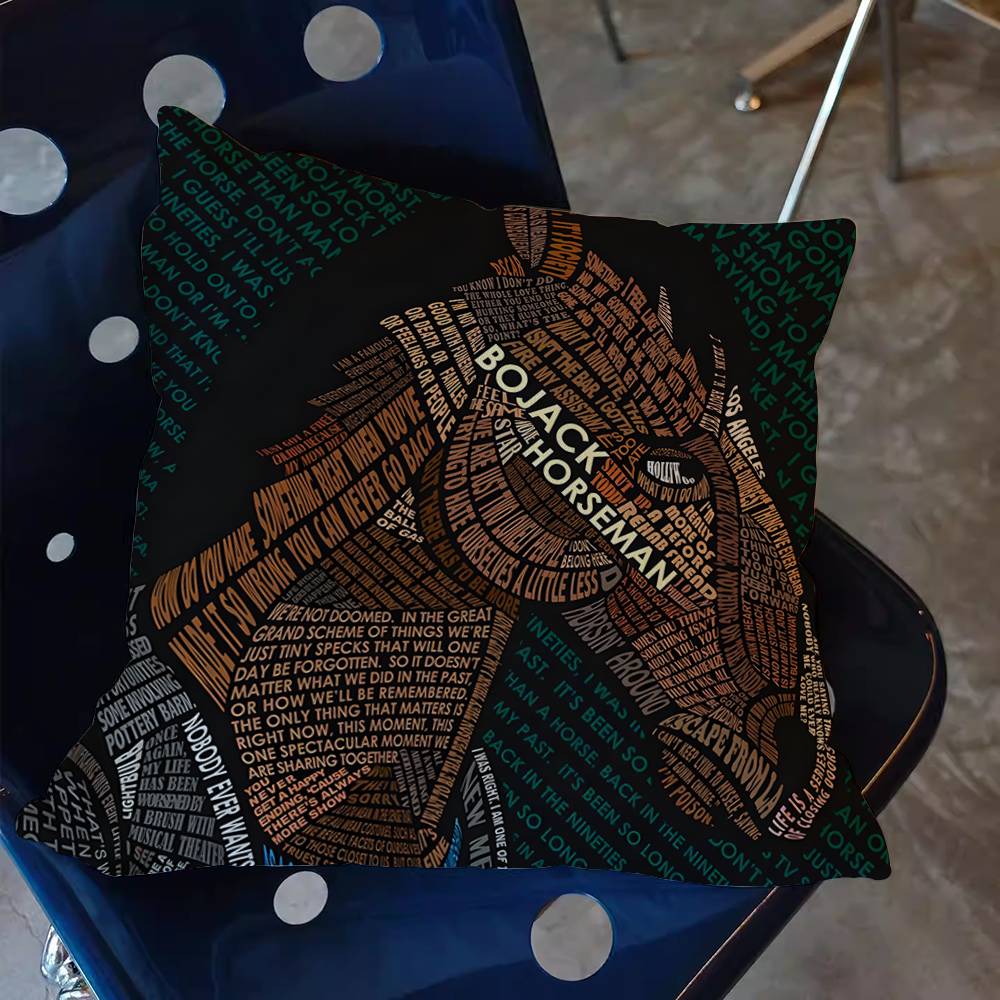 Adult Animation BoJack Horseman Lucky Dragon pillow cover sofa cushion cover home room decoration children gift