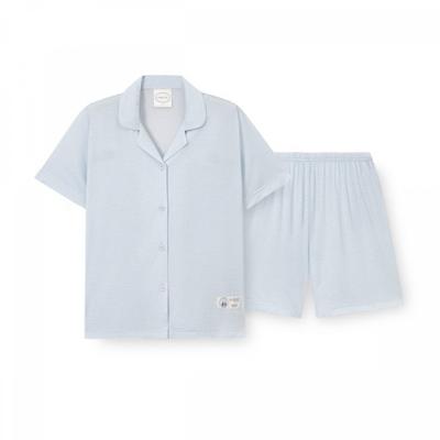 Women S Half Sleeve Pajama Set Frame Blue H039