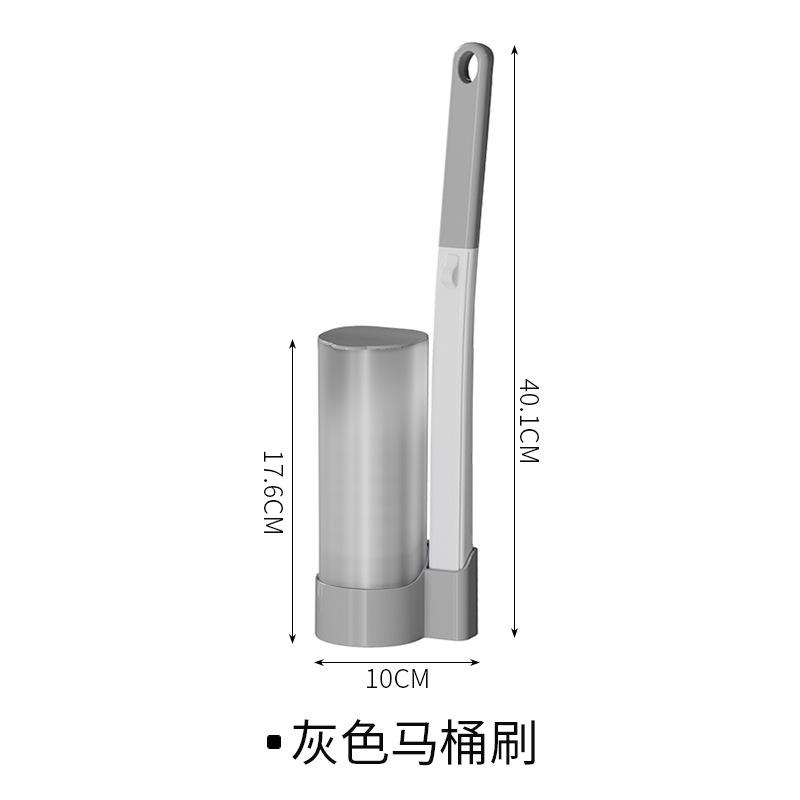Disposable Toilet Brush, Sponge Replacement Head, Toilet Cleaning Brush Set, No Dead Ends, Decontamination, Household Disposable Toilet Brush