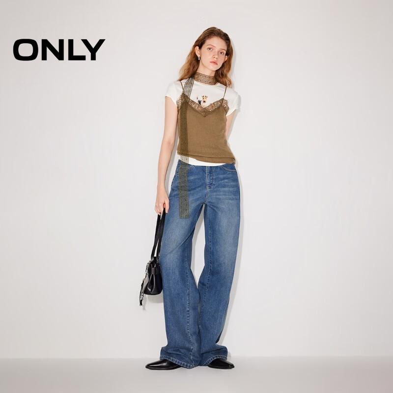 ONLY 2026 Spring Vintage High-Waist Straight-Leg Jeans