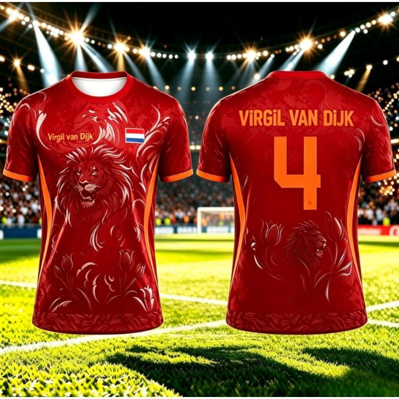 2026 Yaz Yeni Erkek Norveç Futbol Forması Tişörtler Euro Tarzı Günlük Moda Baskılı Günlük Kadın Kısa Kollu Erkek Tişört