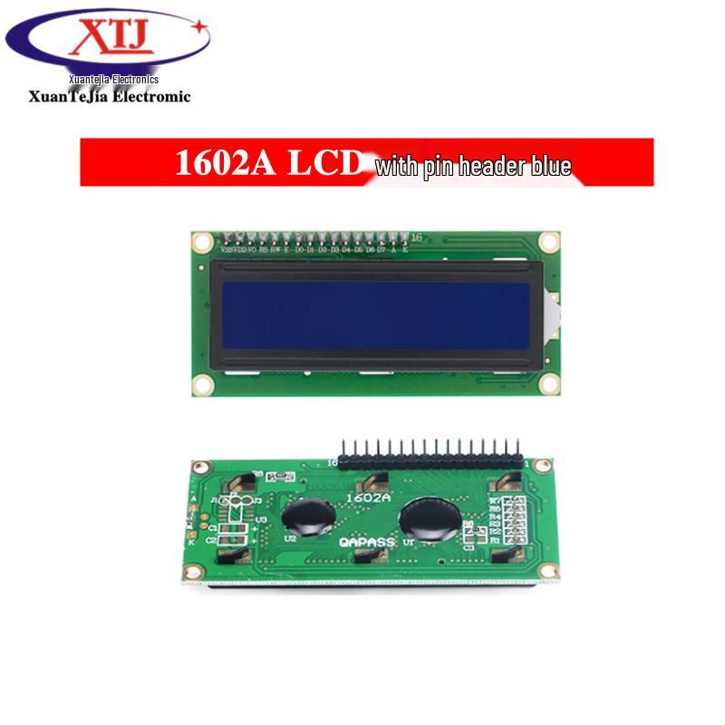 LCD1602A 5V Display: Blue/Yellow-Green Screen Options with Backlight