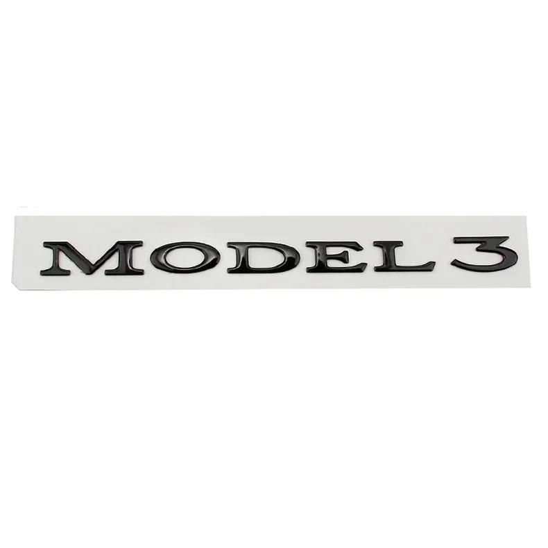 Metal ABS Car Styling Trunk Rear Tail Body Side Badge Sticker for Tesla Model 3 S X Y DUAL MOTOR Emblem Exterior Accessories