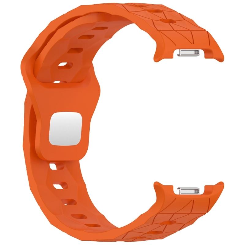 Adjustable Soccer Texture Watch Band For 8 Lightweight Breathable Silicone Gym Office Daily Use