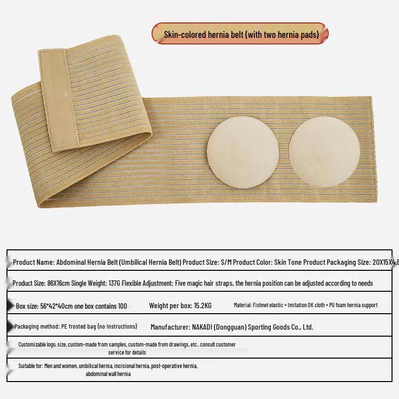 Unisex Yetişkin Fıtık Kemeri: Göbek ve Karın Desteği Kasık Koruması ile