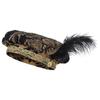 Men's Medieval Dodo Feather Muffin Top Hat - High-End Court Costume Headwear