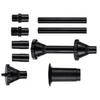 9 Component Fountain Nozzle System Compatible with Submersible Pumps for Pond Aquarium and Outdoor Fountain Water Circulation