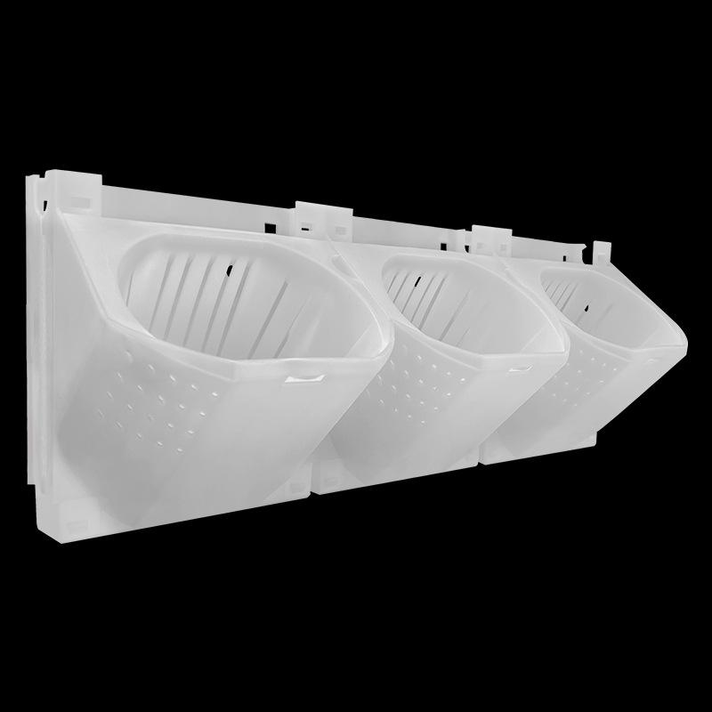 Vertical 3D Greening Bonsai Plant Wall: Large Multi-Layer Wall-Mounted Flower Trough