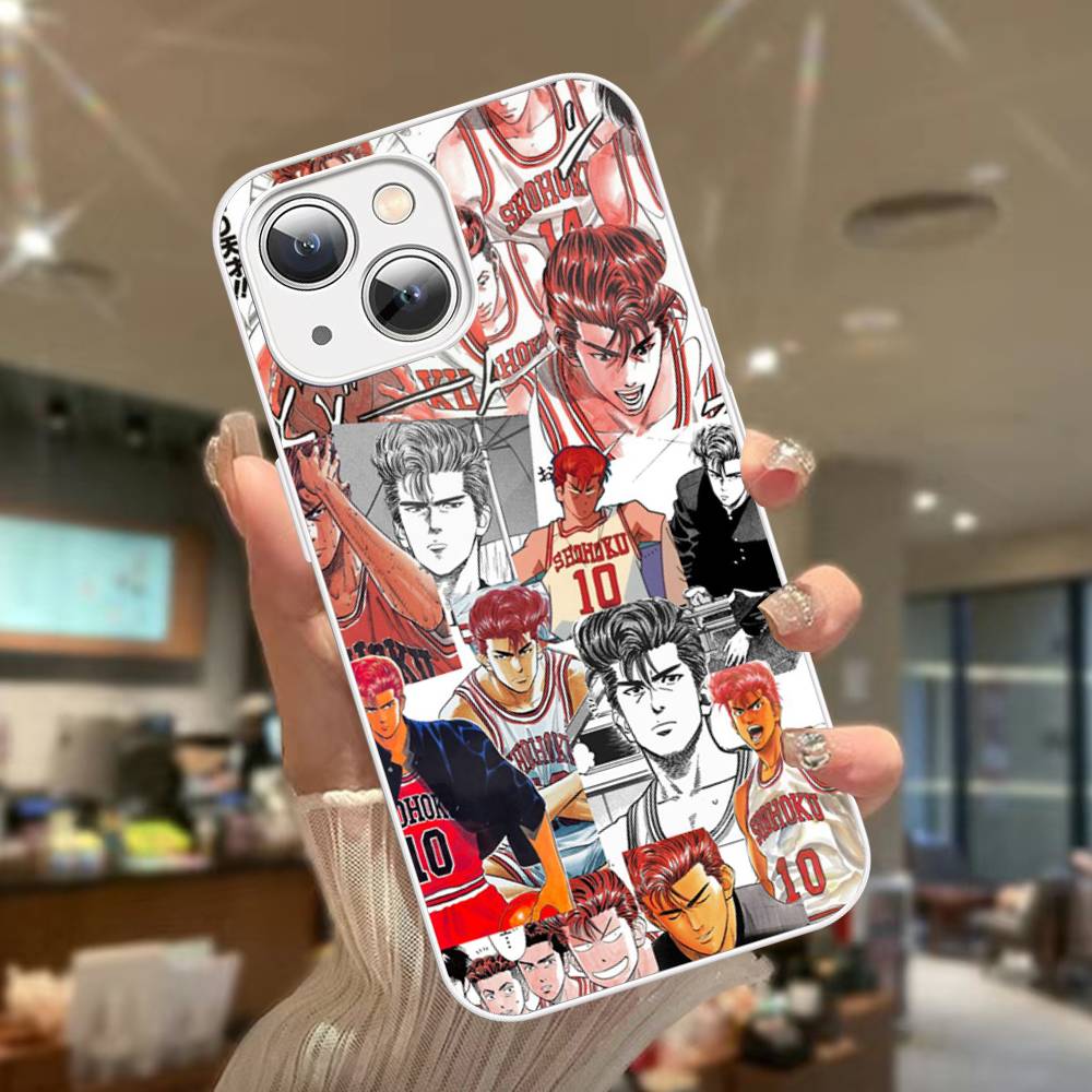 

Japanese S-SLAM D-DUNK For IPhone 14 13 12 Mini 11 Pro XS Max X XR 14 Plus Tempered Glass Cover iphone Xs Max