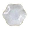 Yousheng Soy Sauce Dish Plate, Ceramic Lotus Leaf Design, High-Temperature Fired Unique Texture Jewelry Holder, for Soy Sauce Dipping Vinegar