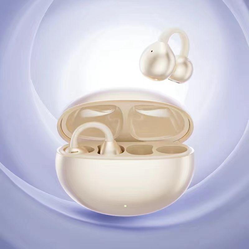 Intelligent real-time translation bluetooth headset ear clip type non-in-ear open bluetooth headset
