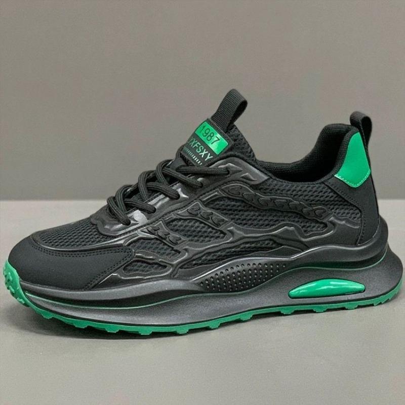 Men's Breathable Mesh Shoes Men's Summer Hollowed-out Running Shoes Comfortable Soft-soled Student Tide Shoes Thin Mesh White Shoes